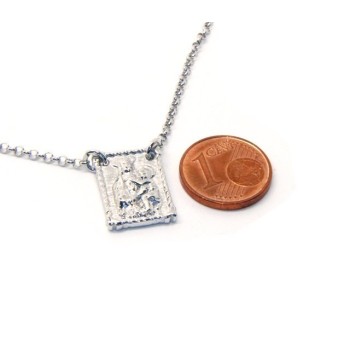 NSA|Silver 925: Necklace man or woman with Madonna pendant with baby