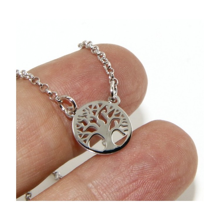 NSA|Silver 925: Necklace man or woman with pendant tree of life