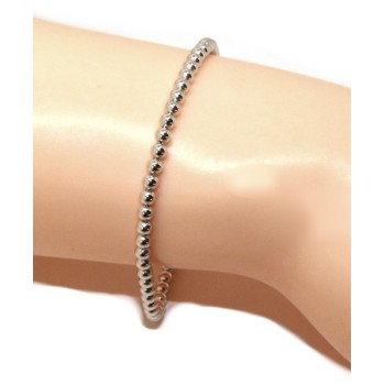 NSA|NALBORI bracelet women balls in silver 925 long or short
