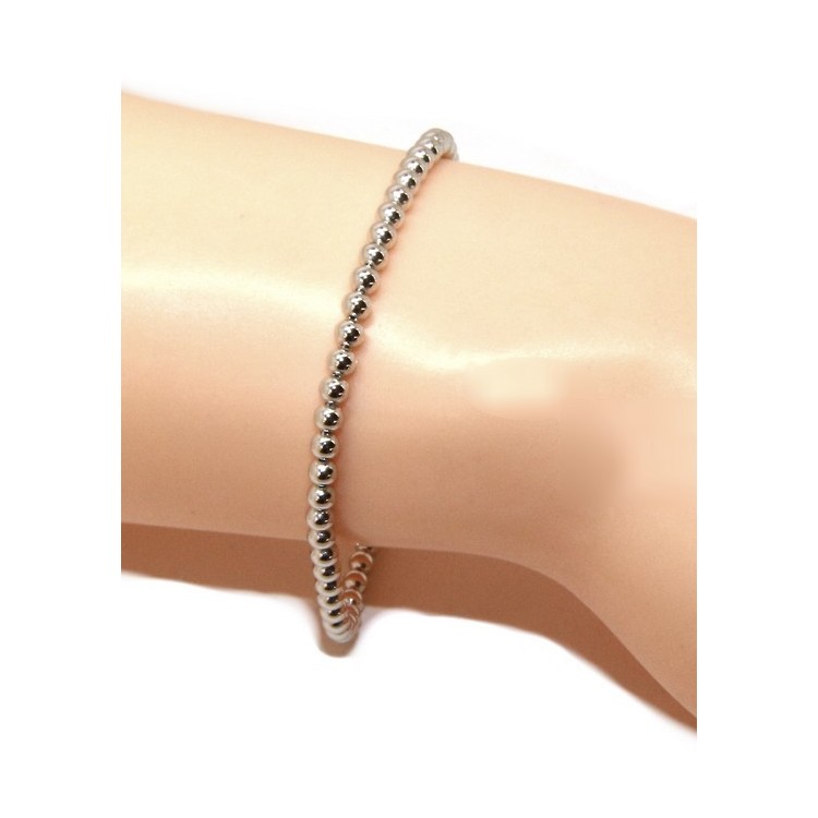 NSA|NALBORI bracelet women balls in silver 925 long or short