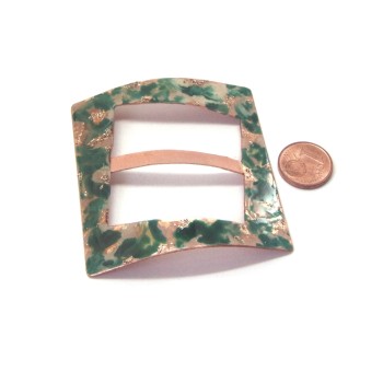 NSA|Ferma Pareo o Foulard donna Rame 999 NALBORI verde panna glitter