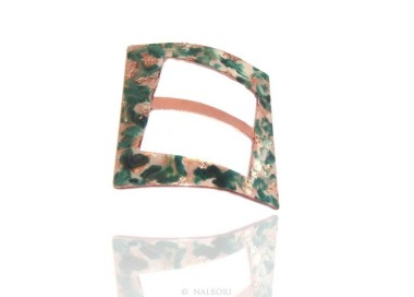 NSA|Ferma Pareo o Foulard donna Rame 999 NALBORI verde panna glitter