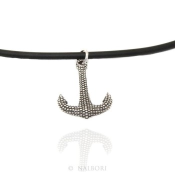 NSA|Necklace NALBORI Silver 925: exclusive handmade  with pale dark balls