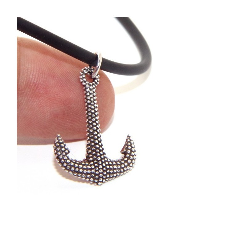 NSA|Necklace NALBORI Silver 925: exclusive handmade  with pale dark balls