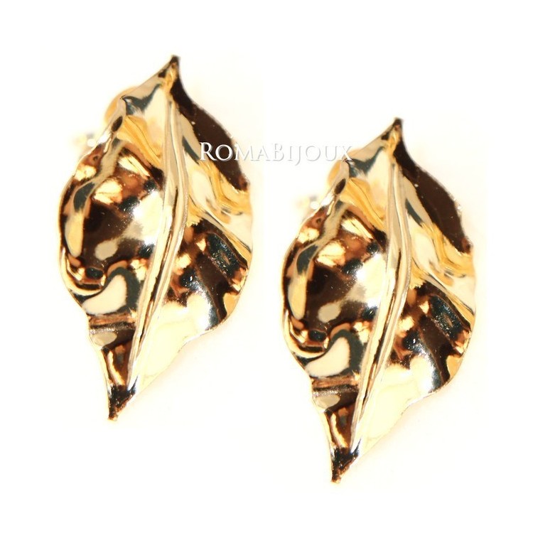 NSA|Gioielli donna in argento 925 realizzati in microfusione foglia oro 