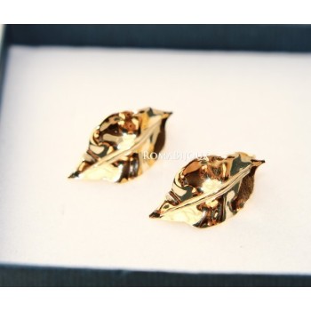 NSA|Gioielli donna in argento 925 realizzati in microfusione foglia oro 