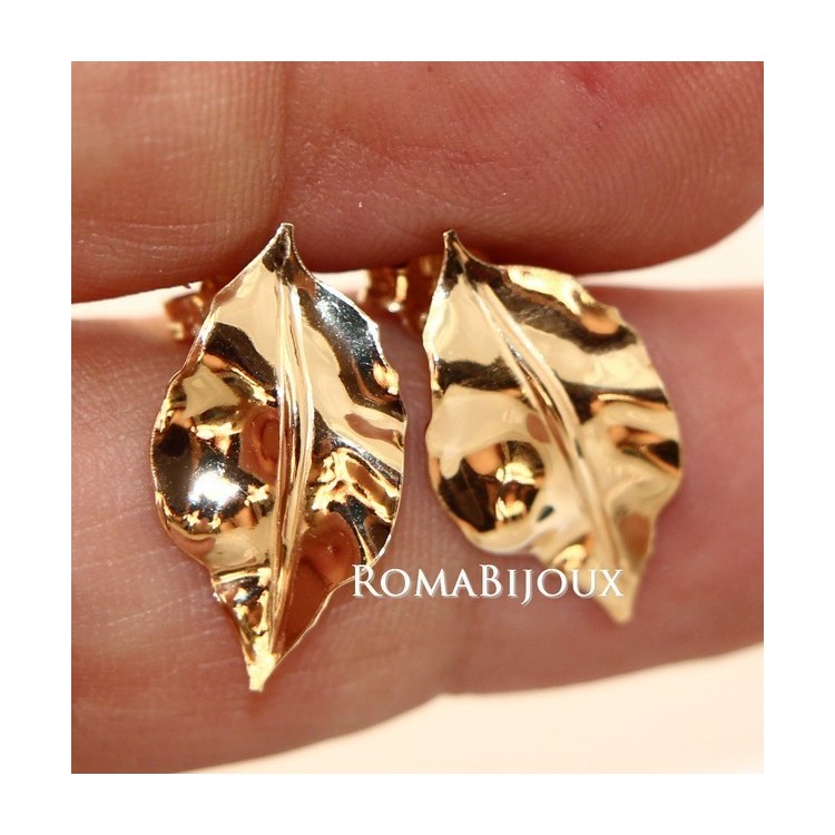 NSA|Gioielli donna in argento 925 realizzati in microfusione foglia oro 