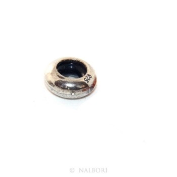 NSA|ARGENTO 925 : CHARME letterine cubetti e stop per Bracciale serie Nalbori componibili