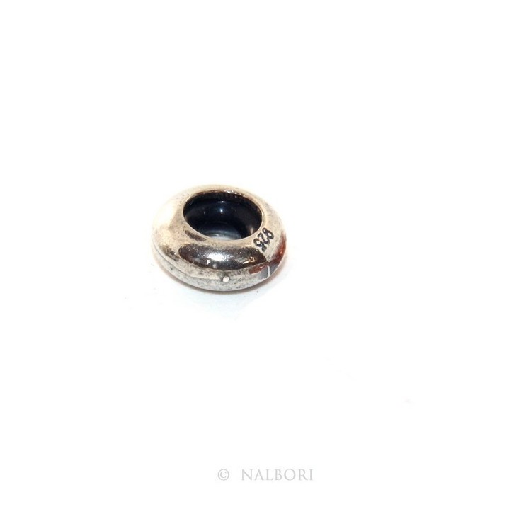 NSA|ARGENTO 925 : CHARME letterine cubetti e stop per Bracciale serie Nalbori componibili