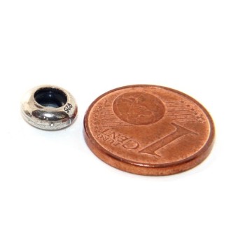 NSA|ARGENTO 925 : CHARME letterine cubetti e stop per Bracciale serie Nalbori componibili