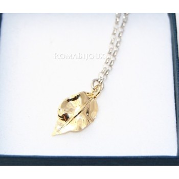 NSA|Gioielli donna in argento 925 realizzati in microfusione foglia oro 