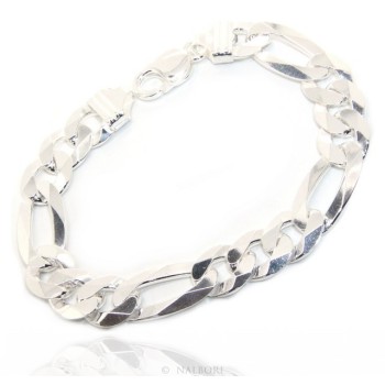 NonSoloArgenti|bracciale massiccio uomo italia made in italy polso grande lunghissimo