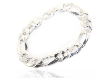 NonSoloArgenti|bracciale massiccio uomo italia made in italy polso grande lunghissimo