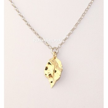 NSA|Gioielli donna in argento 925 realizzati in microfusione foglia oro 