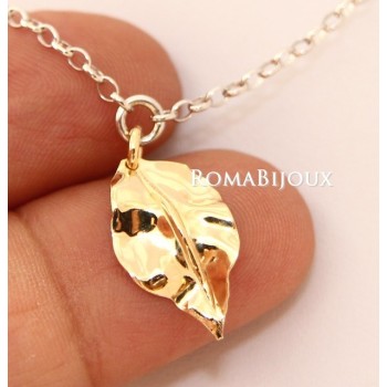 NSA|Gioielli donna in argento 925 realizzati in microfusione foglia oro 