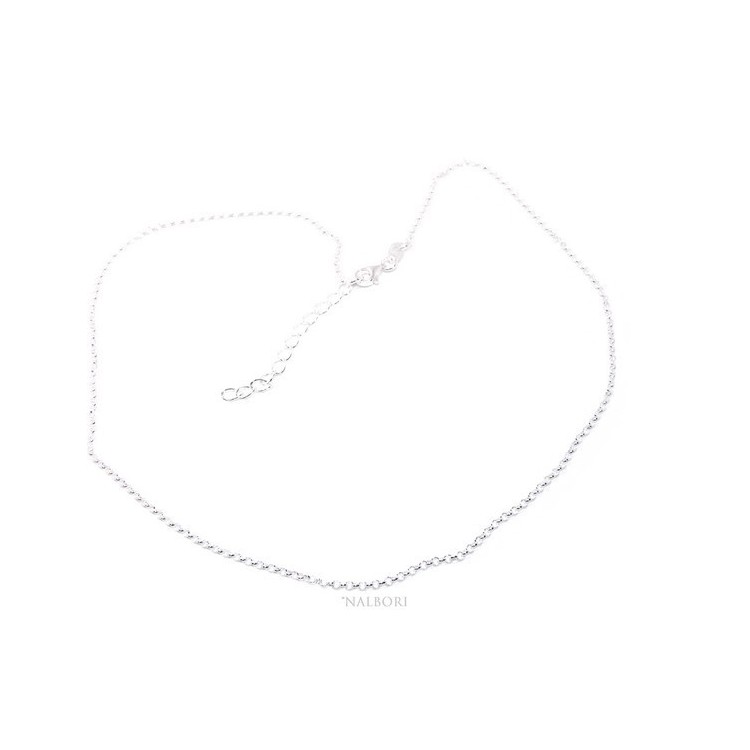 NSA|NALBORI collana donna o uomo rolo' ARGENTO 925 cm 45 + 5 in 2 colori