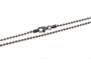 NSA|SILVER 925: Choker necklace balls balls balls 2.0 mm various lengths dark antique model