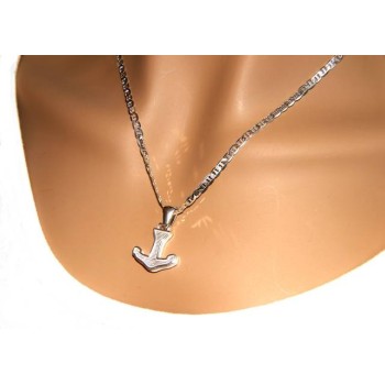 NSA|SILVER 925 solid: necklace for men with marine link pendant