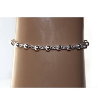 NSA|NALBORI silver bracelet 925 alternate 5 mm Marseille beads