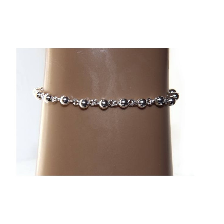 NSA|NALBORI silver bracelet 925 alternate 5 mm Marseille beads