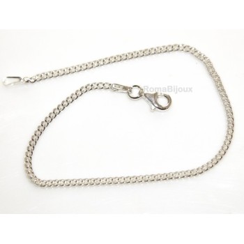 NSA|ARGENTO 925 : Girocollo collana o bracciale uomo donna grumetta 2,00 mm  chiara sbiancata