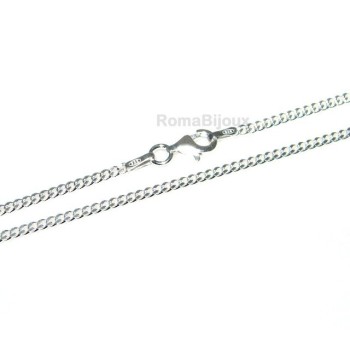 NSA|ARGENTO 925 : Girocollo collana o bracciale uomo donna grumetta 2,00 mm  chiara sbiancata