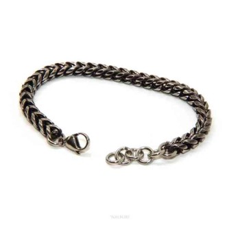NSA|NALBORI Bracelet in dark snake steel