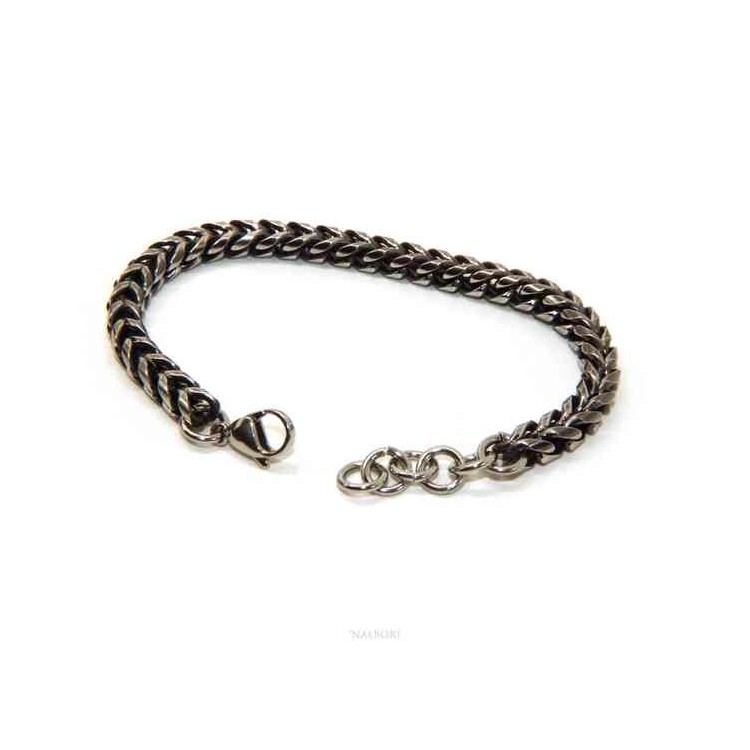 NSA|NALBORI Bracelet in dark snake steel