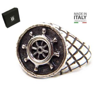 NSA|NALBORI Ring Silver 925 chevalier shield adjustable helm