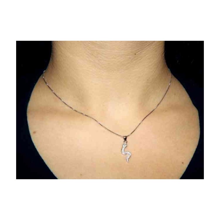 NSA|NALBORI 925 silver necklace with snake