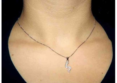 NSA|NALBORI 925 silver necklace with snake