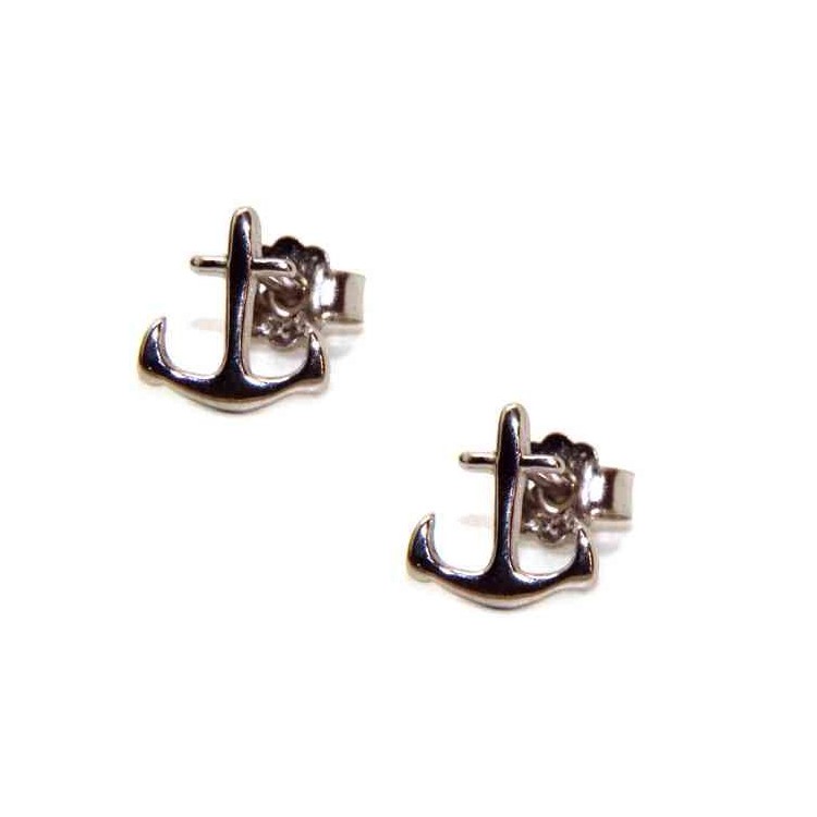 NSA|NALBORI men's or women's earrings in 925 silver still marine