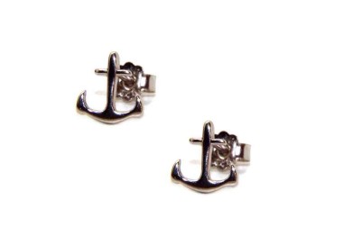 NSA|NALBORI men's or women's earrings in 925 silver still marine