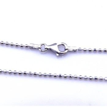 NSA|SILVER 925: Choker necklace dots balls balls balls diamond various lengths from 1.8 mm