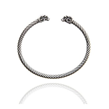 NSA|NALBORI Cable open rigid cable bracelet with ram
