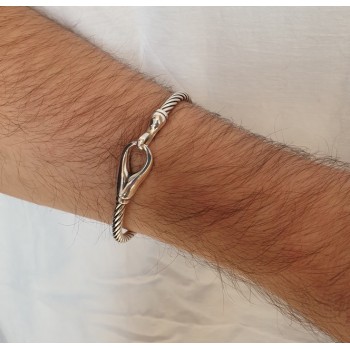 NSA|NALBORI Cable bracelet with rigid cable with 18cm hook