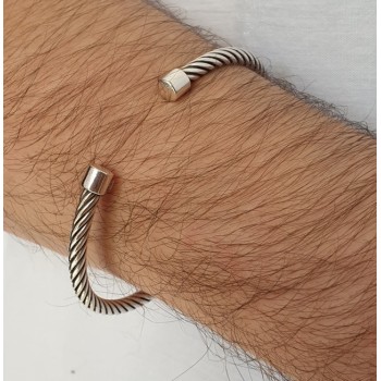 NSA|Cable di NALBORI bracciale argento 925 semplice