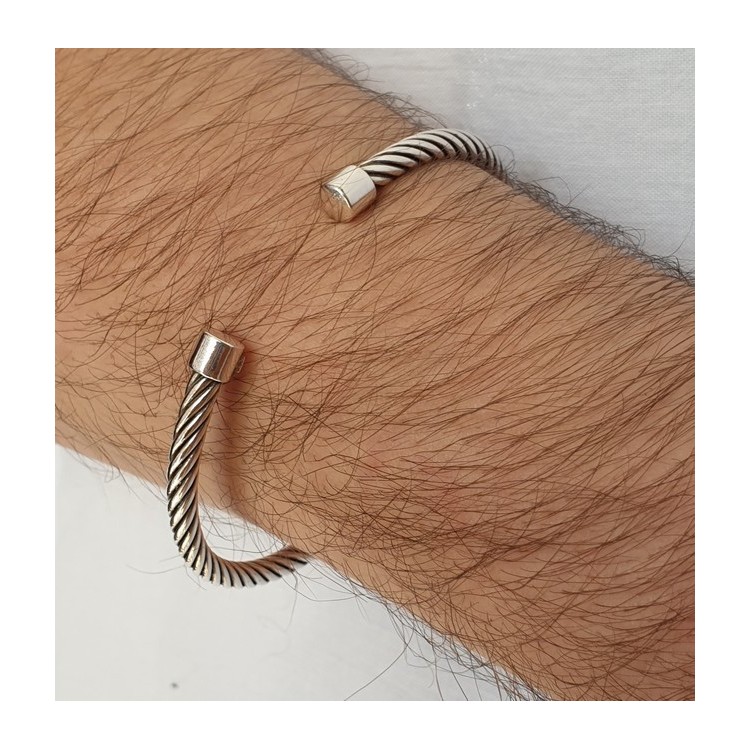 NSA|Cable di NALBORI bracciale argento 925 semplice