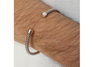 NSA|Cable di NALBORI bracciale argento 925 semplice