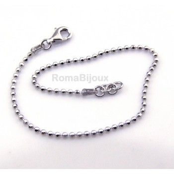 NSA|SILVER 925: Choker necklace or bracelet dots balls balls balls diamond various lengths from 2.0 mm