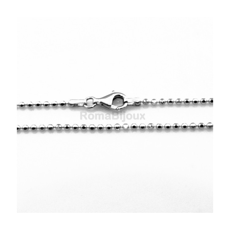 NSA|SILVER 925: Choker necklace or bracelet dots balls balls balls diamond various lengths from 2.0 mm