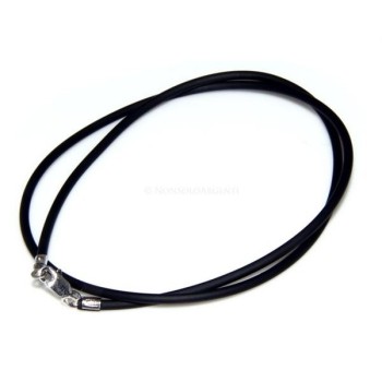 NSA|Girocollo Caucciu' per ciondolo. Per uomo e donna con chiusura in  ARGENTO 925