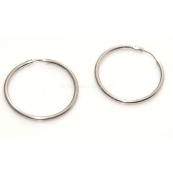 NonSoloArgenti |Silver 925 earrings in a tube for women hoops various sizes