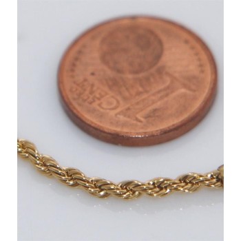 NSA|Acciaio : Collana uomo / donna Stainless Steel silver oro dorato cavetto ritorta 60 cm x 2 mm