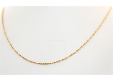 NSA|Acciaio : Collana uomo / donna Stainless Steel silver oro dorato cavetto ritorta 60 cm x 2 mm