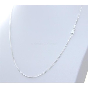 NSA|Girocollo Grumetta Diamantata catenina in ARGENTO 925 chiaro da 2