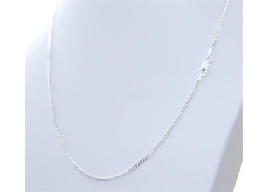 NSA|Girocollo Grumetta Diamantata catenina in ARGENTO 925 chiaro da 2