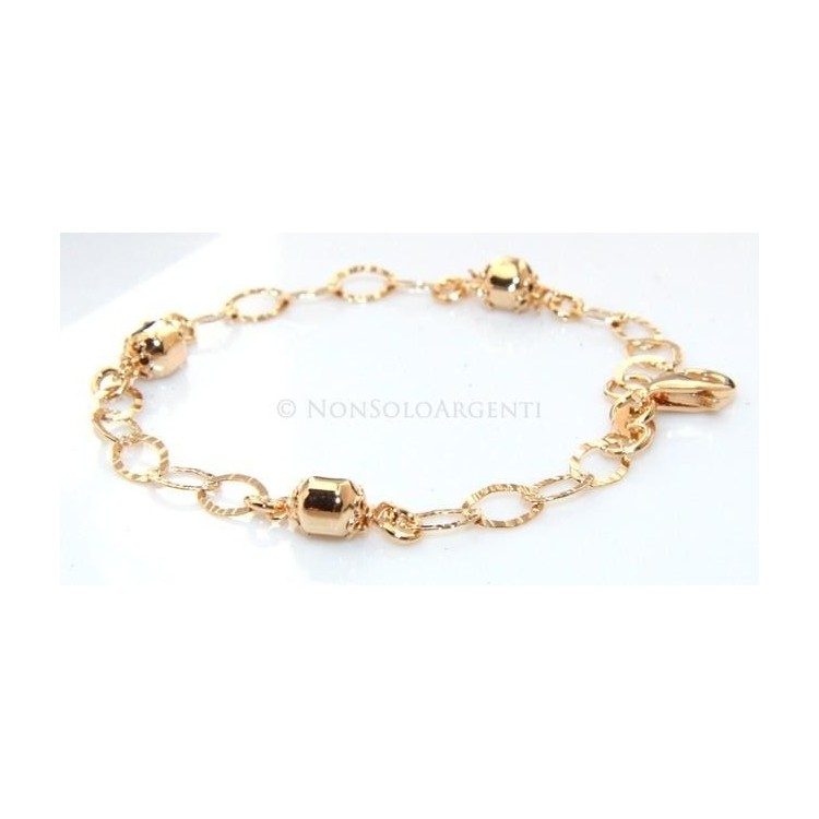 NSA|Argento 925 : Bracciale caramelle candies bagno giallo