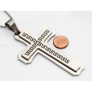 NSA| croce con greca colore nero