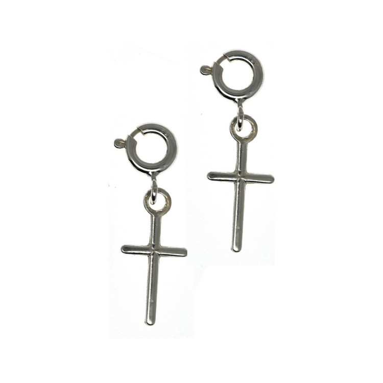 NSA|925 silver cross charm pendants 2 or 3 pieces with hook